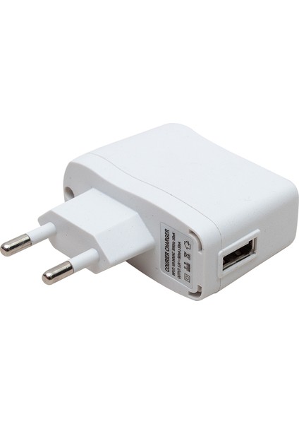 5 Volt 0.5A 25W Beyaz USB Başlık Adaptör (4767) - Lisinya