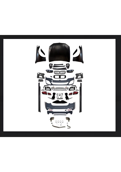 Bmw 5 Serisi F10 Için 2010-2013 Lcı G30♻️ Facelift modelleri