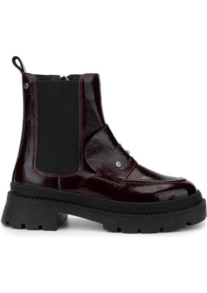 Kadın Bordo Rugan Casual Bot 1054 8000 Bn Bot SK24-25 Bordo Rgn