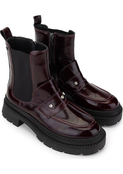 Kadın Bordo Rugan Casual Bot 1054 8000 Bn Bot SK24-25 Bordo Rgn fiyatları