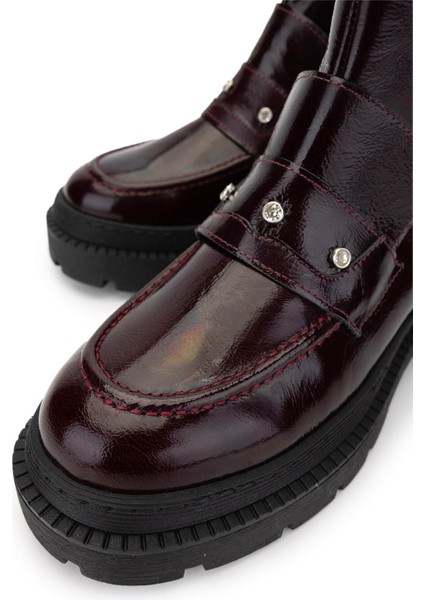 Kadın Bordo Rugan Casual Bot 1054 8000 Bn Bot SK24-25 Bordo Rgn modelleri