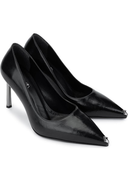 Kadın Vegan Siyah Topuklu Ayakkabı 891 357 Bn Ayk Y25 Sıyah Cılt fiyatları