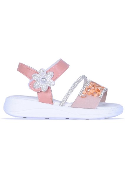 Skuaıter 8110 Barbie Taşlı Kız Çocuk Sandalet