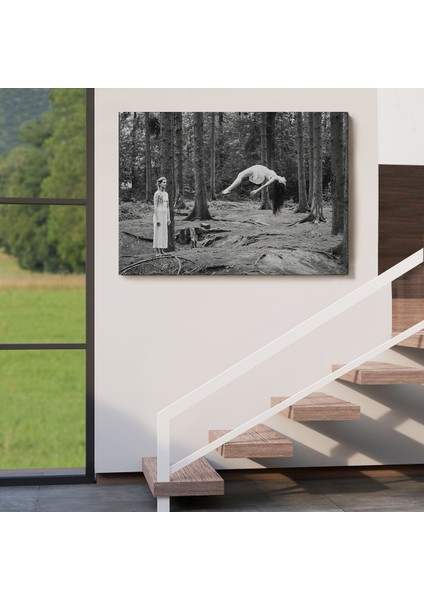 Yerden Yükselen Büyücü Kadın TABLOSU-6575 indirimleri