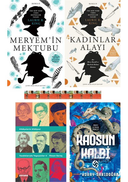 Yazdıklarıyla Yaşayanlar, Kadınlar Alayı, Kaosun Kalbi, Meryemin Mektubu (4kitap)