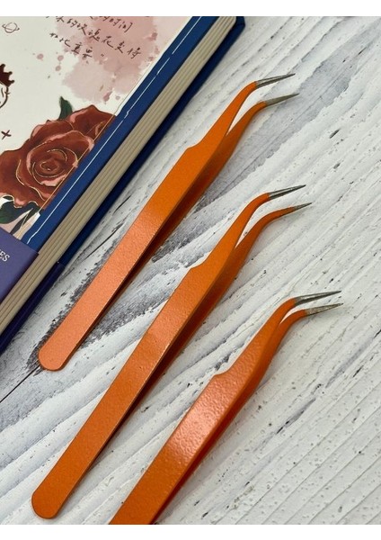 Sticker Cımbızı Eğri Uçlu Turuncu/çıkartma/washi Bant/sticker/bullet Journal/defter Süsleme indirimleri