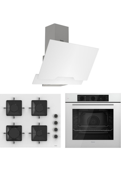 Elegant Line Beyaz Ankastre ( QBL62CB-SS206-D064 )