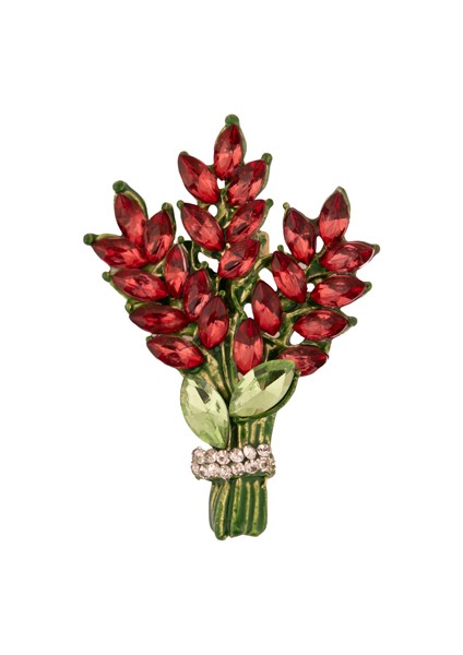 8025093 Pembe Çiçek Broş