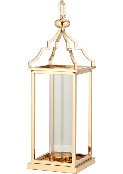 Gold Klasik Fener Mumluk 20*20*65 cm