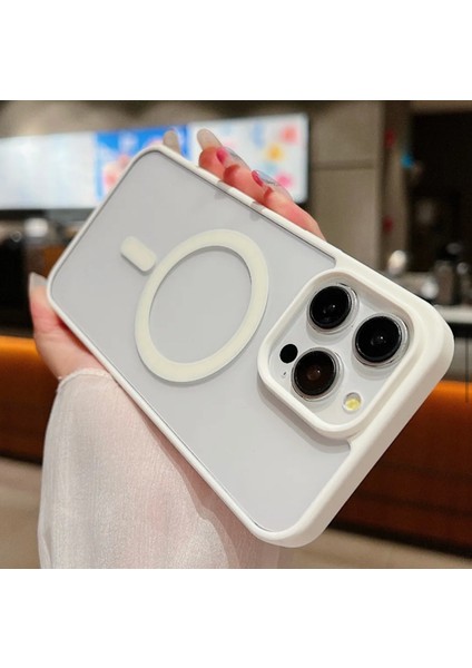 Apple iPhone 15 Pro Uyumlu Magsafe Destekli Sert Silikon Kılıf indirimleri