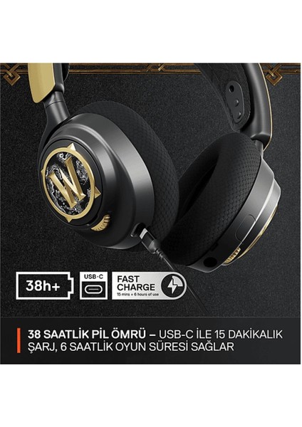 Arctis Nova 7 Wow Edition Gaming Kulak Üstü Kulaklık