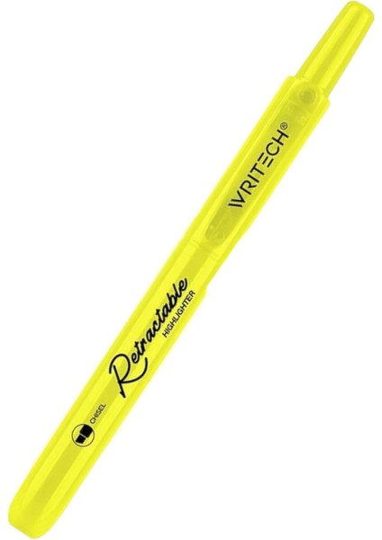 Neon Sarı Basmalı Fosforlu Kalem W-805S