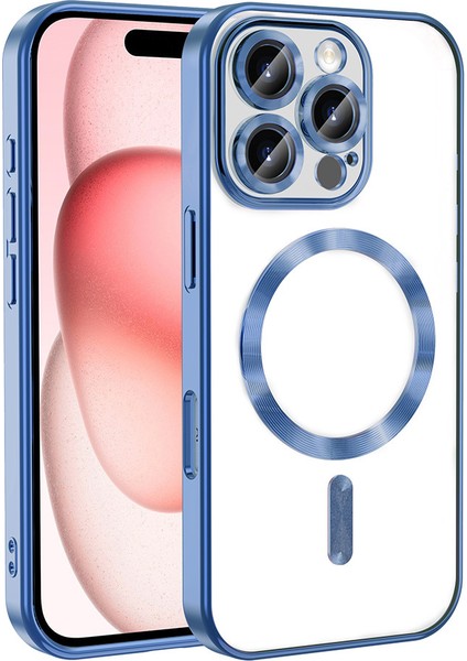 iPhone 16 Pro Max Kılıf Kamera Korumalı Magsafe Parlak Luxury Kılıf