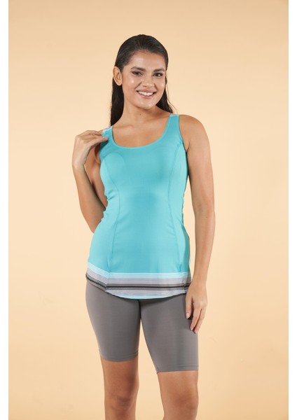 Desenli Taytkini - Turkuaz