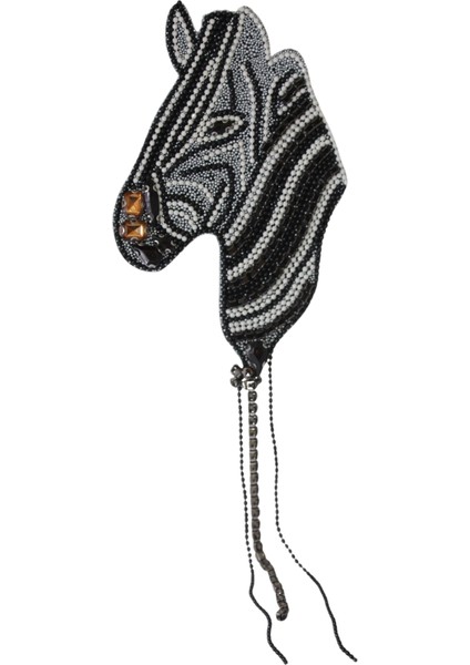 Yapıştırma Zebra Desen Aksesuar