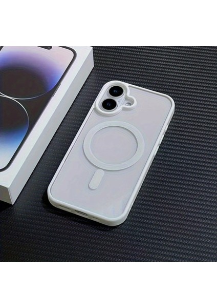 Apple iPhone 16 Uyumlu Magsafe Destekli Sert Silikon Kılıf modelleri