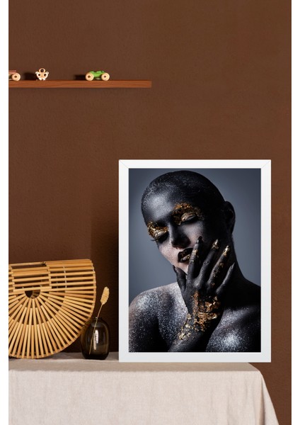 Yapay Zeka Görselli Mdf Plastik Çerçeveli Dekoratif Tablo indirimleri