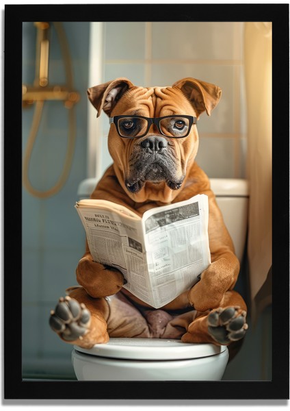 Yapay Zeka Görselli Mdf Plastik Çerçeveli Dekoratif Tablo