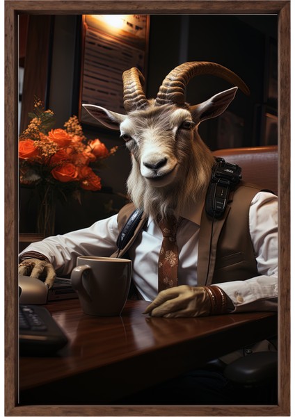 Yapay Zeka Görselli Mdf Plastik Çerçeveli Dekoratif Tablo modelleri