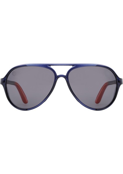 The Goose Lacivert Turuncu Polarize Unisex Güneş Gözlüğü