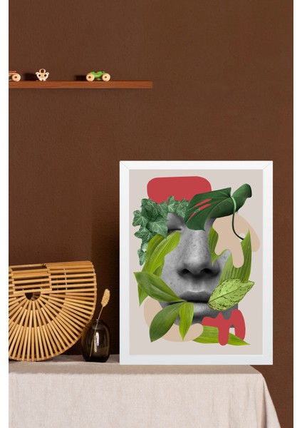 Yapay Zeka Görselli Mdf Plastik Çerçeveli Dekoratif Tablo indirimleri