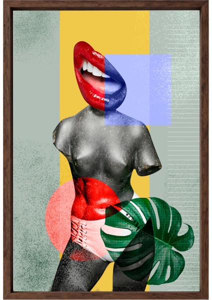 Yapay Zeka Görselli Mdf Plastik Çerçeveli Dekoratif Tablo modelleri