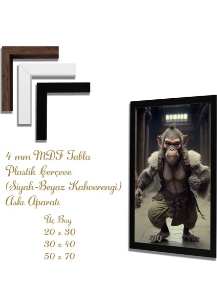 Yapay Zeka Görselli Mdf Plastik Çerçeveli Dekoratif Tablo fiyatları