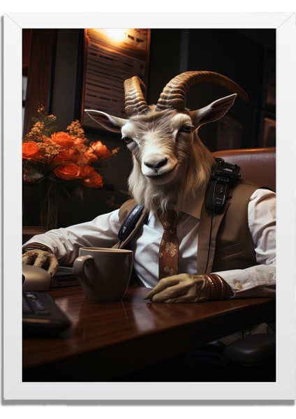 Yapay Zeka Görselli Mdf Plastik Çerçeveli Dekoratif Tablo fırsatları