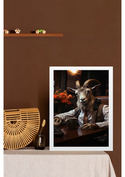 Yapay Zeka Görselli Mdf Plastik Çerçeveli Dekoratif Tablo indirimleri