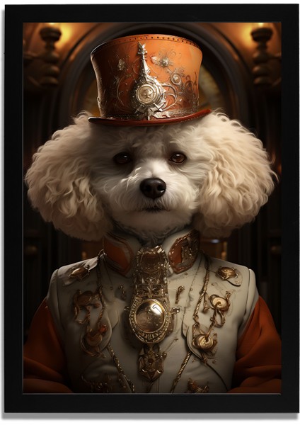 Yapay Zeka Görselli Mdf Plastik Çerçeveli Dekoratif Tablo