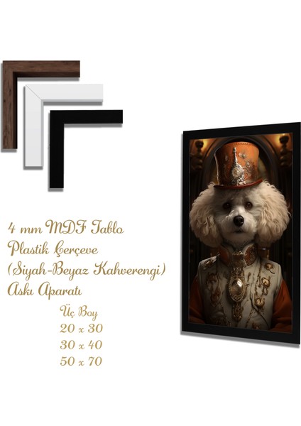 Yapay Zeka Görselli Mdf Plastik Çerçeveli Dekoratif Tablo fiyatları