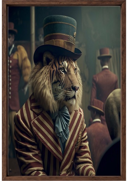 Yapay Zeka Görselli Mdf Plastik Çerçeveli Dekoratif Tablo modelleri