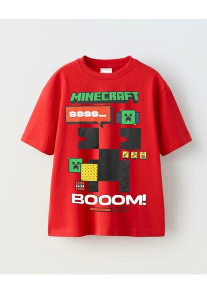 Minecraft Çocuk Tişört