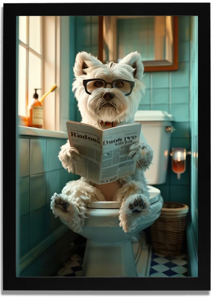 Yapay Zeka Görselli Mdf Plastik Çerçeveli Dekoratif Tablo