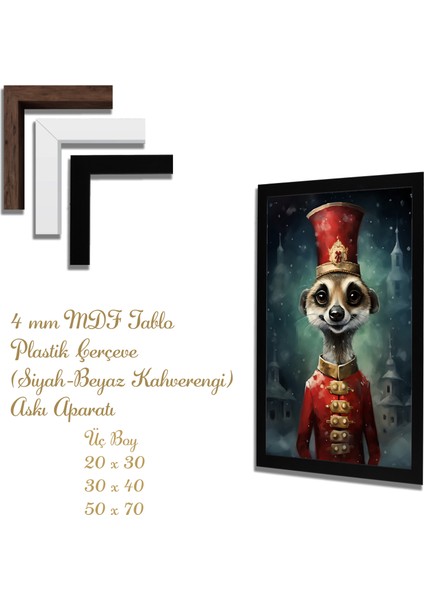 Yapay Zeka Görselli Mdf Plastik Çerçeveli Dekoratif Tablo fiyatları
