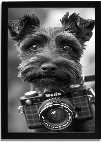 Yapay Zeka Görselli Mdf Plastik Çerçeveli Dekoratif Tablo