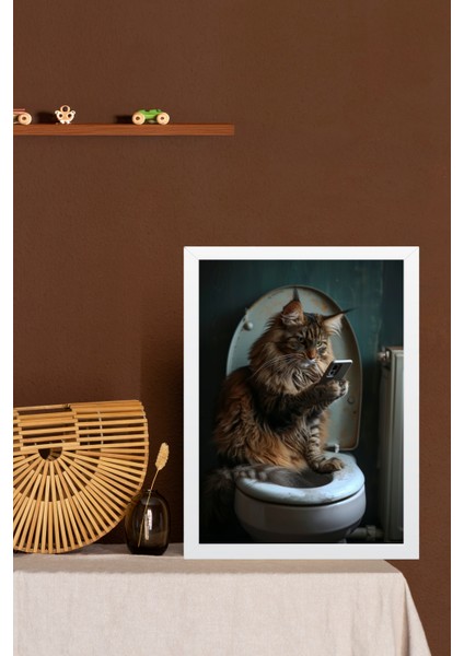 Yapay Zeka Görselli Mdf Plastik Çerçeveli Dekoratif Tablo indirimleri