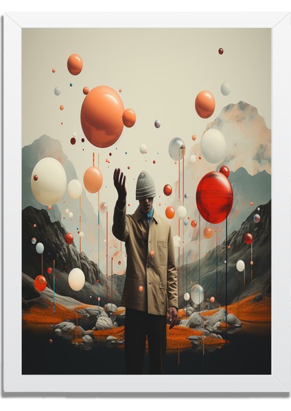 Yapay Zeka Görselli Mdf Plastik Çerçeveli Dekoratif Tablo fırsatları