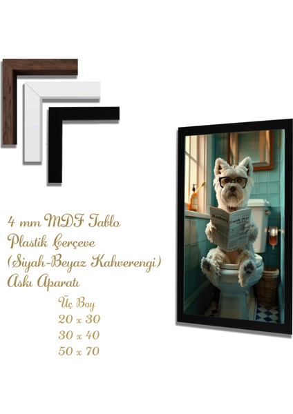 Yapay Zeka Görselli Mdf Plastik Çerçeveli Dekoratif Tablo fiyatları