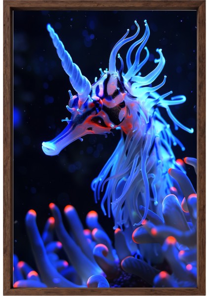 Yapay Zeka Görselli Mdf Plastik Çerçeveli Dekoratif Tablo modelleri