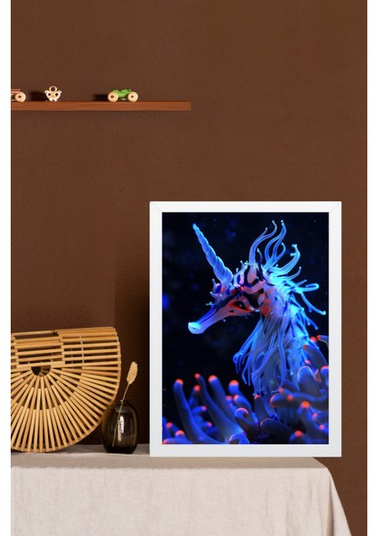 Yapay Zeka Görselli Mdf Plastik Çerçeveli Dekoratif Tablo indirimleri