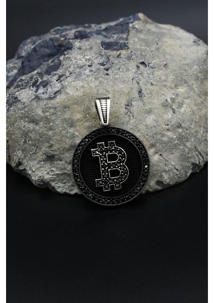 Kolye Ucu Bitcoin 925 Ayar Gümüş 901608 modelleri