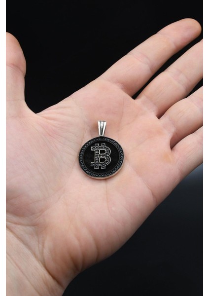 Kolye Ucu Bitcoin 925 Ayar Gümüş 901608 fırsatları