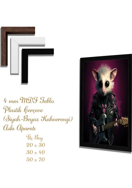 Yapay Zeka Görselli Mdf Plastik Çerçeveli Dekoratif Tablo fiyatları