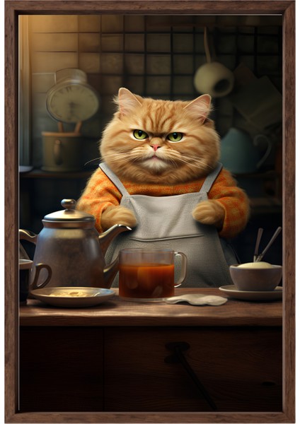 Yapay Zeka Görselli Mdf Plastik Çerçeveli Dekoratif Tablo modelleri