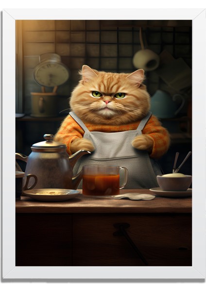 Yapay Zeka Görselli Mdf Plastik Çerçeveli Dekoratif Tablo fırsatları