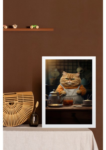 Yapay Zeka Görselli Mdf Plastik Çerçeveli Dekoratif Tablo indirimleri