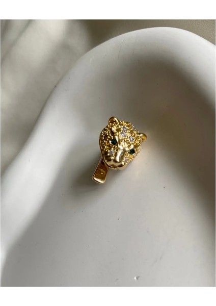 Altın Rengi Kaplan Earcuff Kıkırdak Küpesi fiyatları