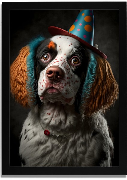 Yapay Zeka Görselli Mdf Plastik Çerçeveli Dekoratif Tablo