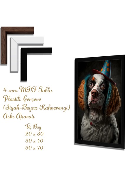 Yapay Zeka Görselli Mdf Plastik Çerçeveli Dekoratif Tablo fiyatları